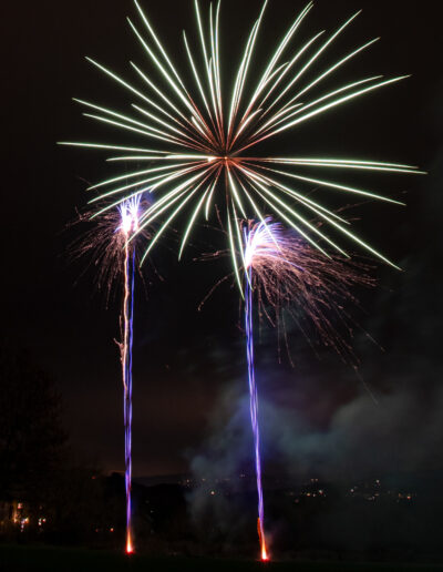 fireworks photos at The Hive, Silsden