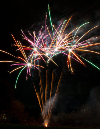fireworks photos at The Hive, Silsden