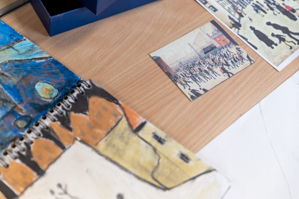 photography of school art work in Yorkshire primary and secondary schools