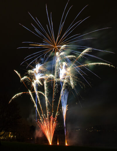 fireworks photos at The Hive, Silsden
