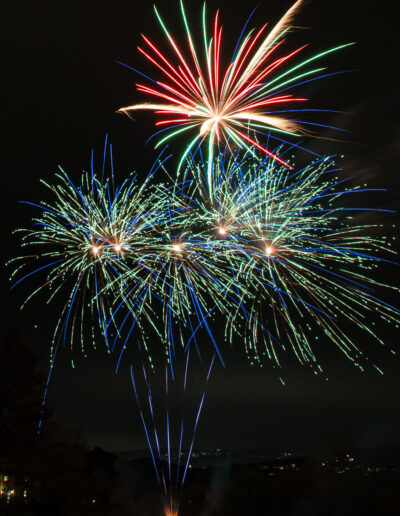 fireworks photos at The Hive, Silsden