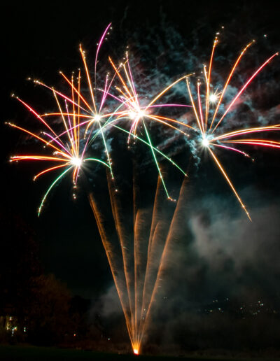 fireworks photos at The Hive, Silsden