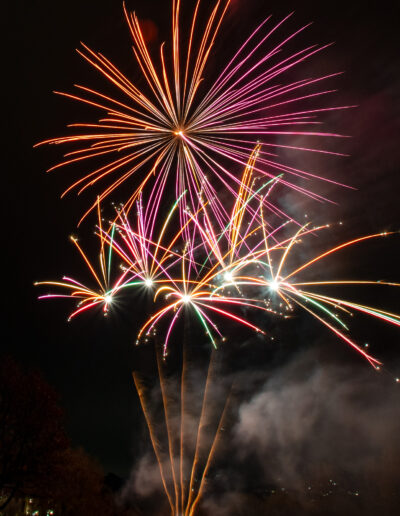 fireworks photos at The Hive, Silsden